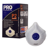 Dust Masks P2+Valve Box of 12