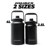 MOONDYNE 4000ML STAINLESS STEEL VACUUM THERMAL BOTTLE 4.0L