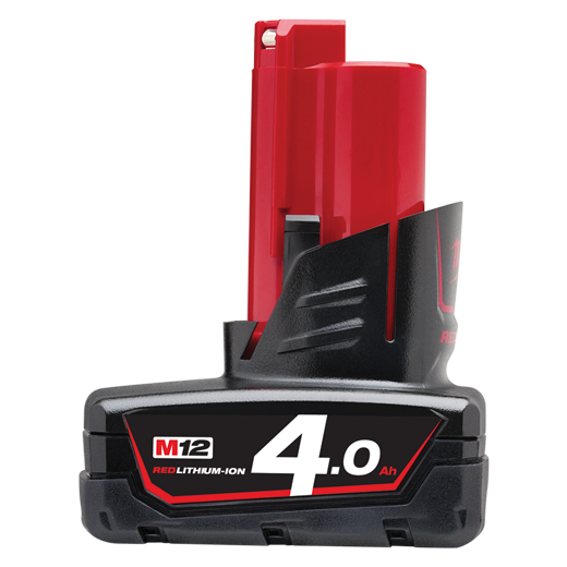 Milwaukee M12B4 M12 4.0Ah REDLITHIUM-ION™ Battery Pack