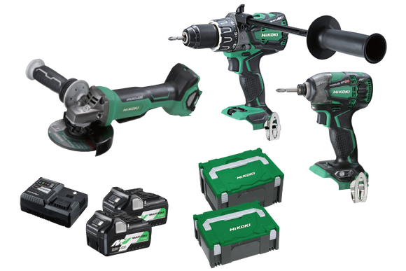 HiKOKI KC36DDBL(HRZ) 3 Piece MultiVolt Brushless Combination Pack